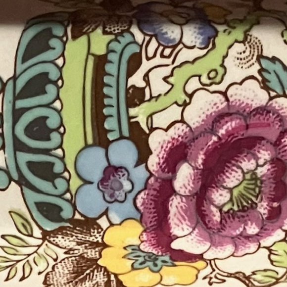 2 Miniture Mason's Iron Stone jars , Made in England - Picture 4 of 5